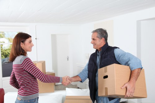 Packed moving boxes ready for same day removals in Belgravia