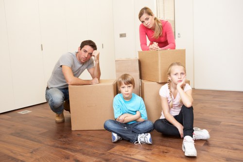 Careful furniture loading for a local Belgravia move