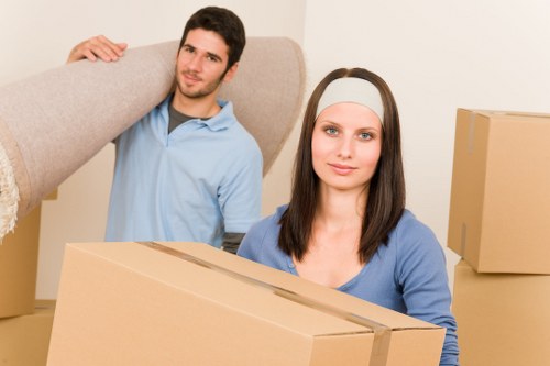 Commercial moving team planning an office relocation in Belgravia
