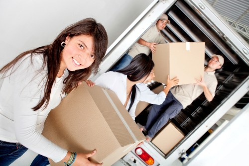 Professional van service handling furniture in Belgravia