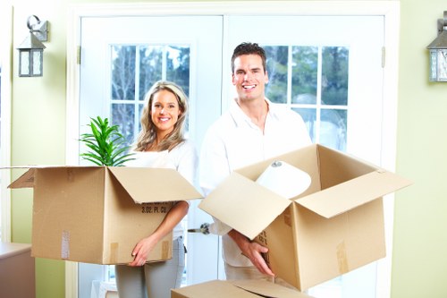 Furniture removal from a Belgravia apartment building