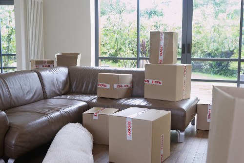 Belgravia moving service handling boxes and furniture