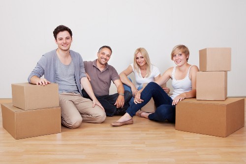 Careful packing materials and organized moving boxes in Belgravia