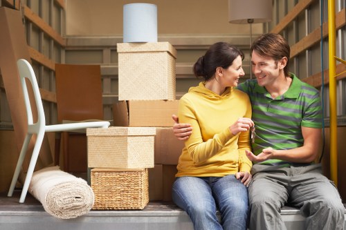 Professional movers handling luxury flat removals in Belgravia