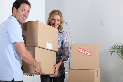 Careful handling of furniture during a Belgravia move