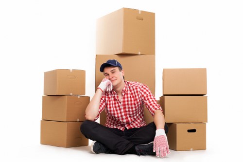 Carefully organized relocation using a moving truck in Belgravia